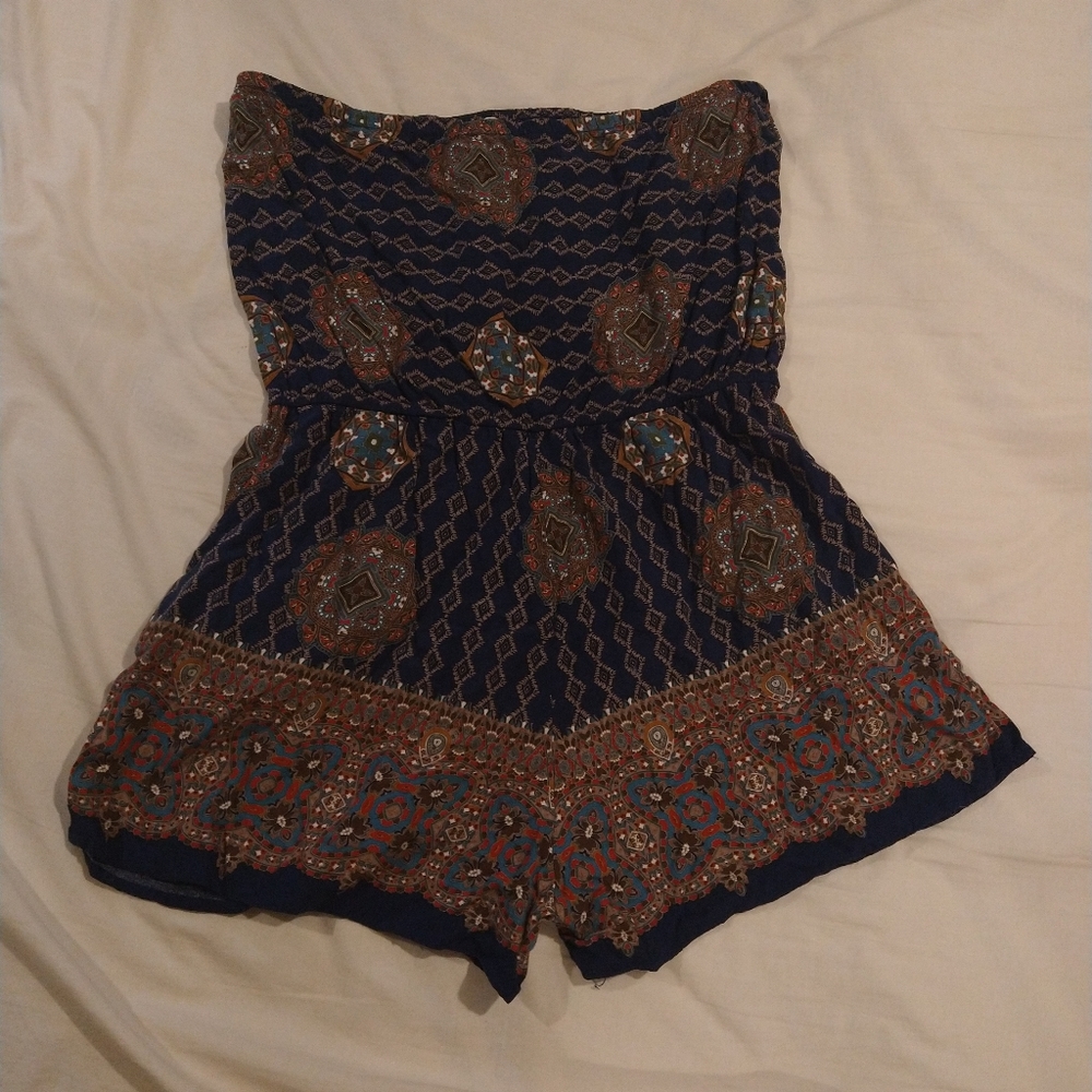 Sweet Journey Beautiful Strapless Romper